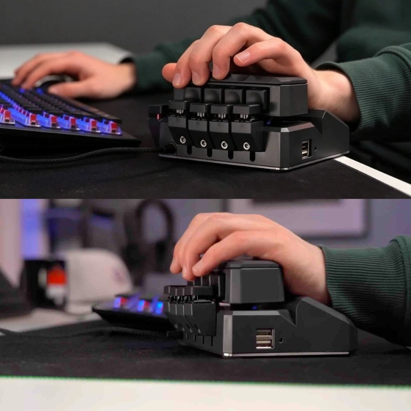 Gaming Keyboard 1 Hand - One Handed Joystick Game Keyboard Move