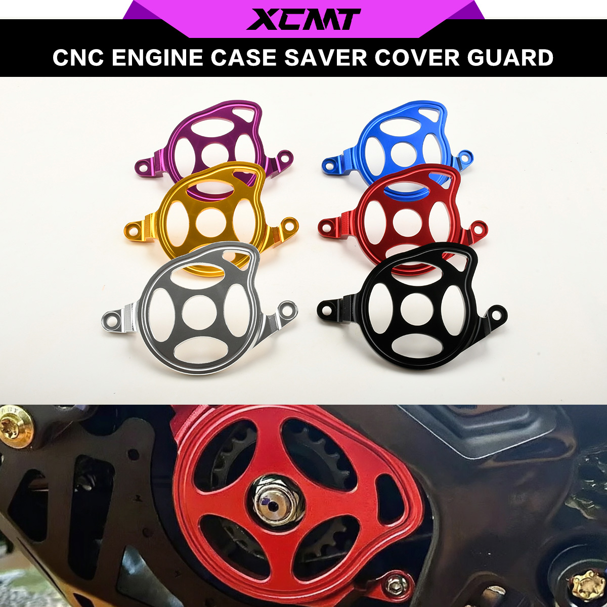 Aluminum Case 65 - Engine Case Guard Cover Protector For