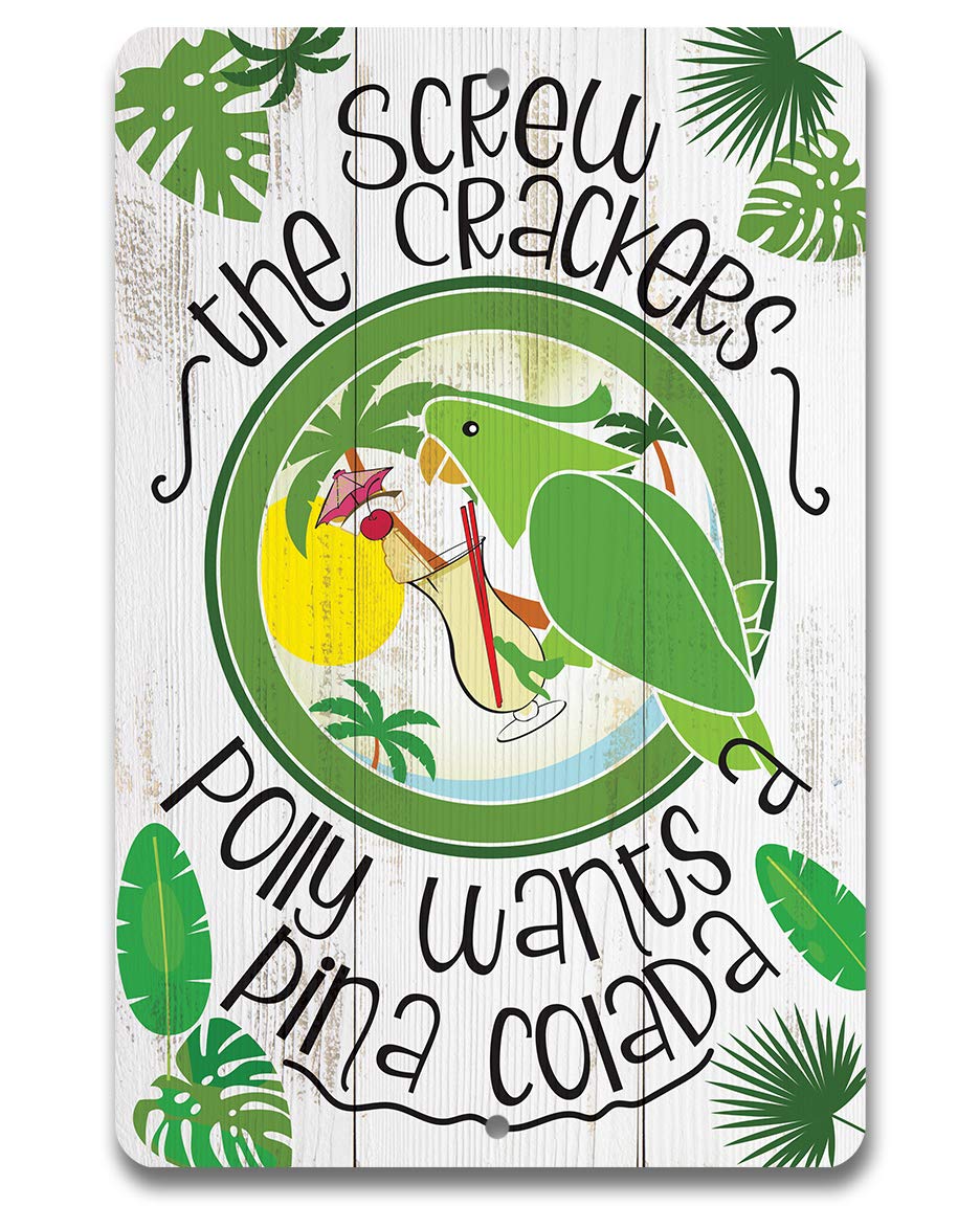 Brass Weight Plate - Polly Wants Pina Colada - Metal