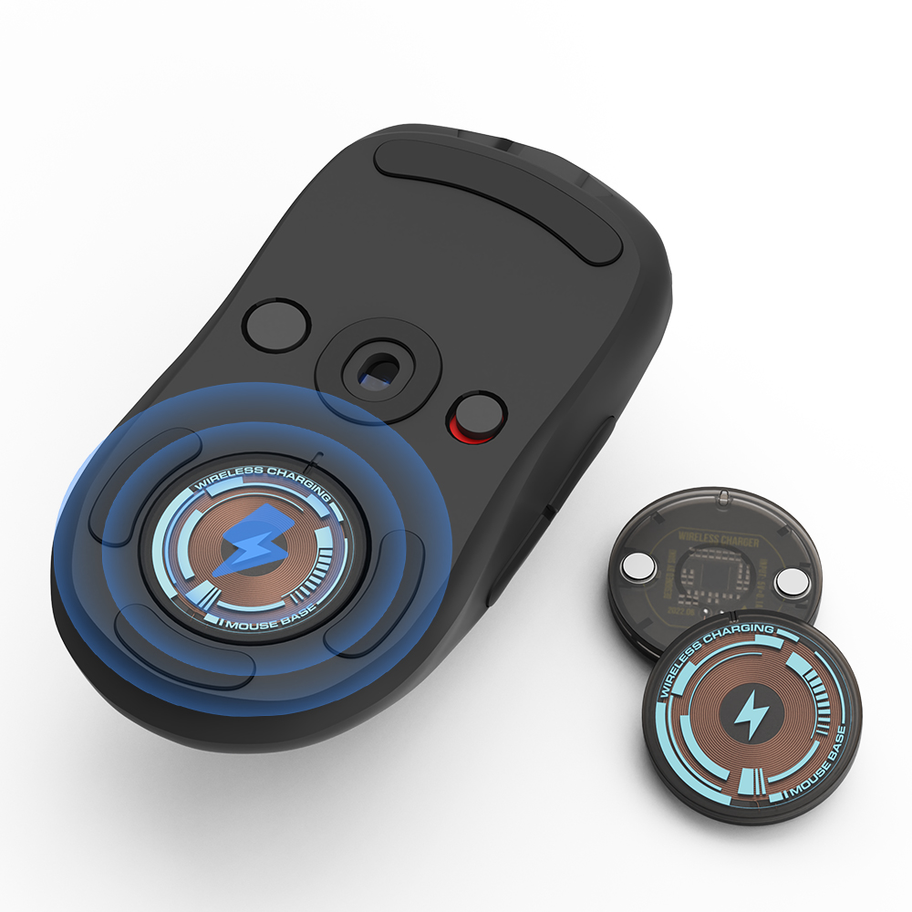 Gaming Keyboard Ergonomic - Qi Wireless Mouse Module for Logitech