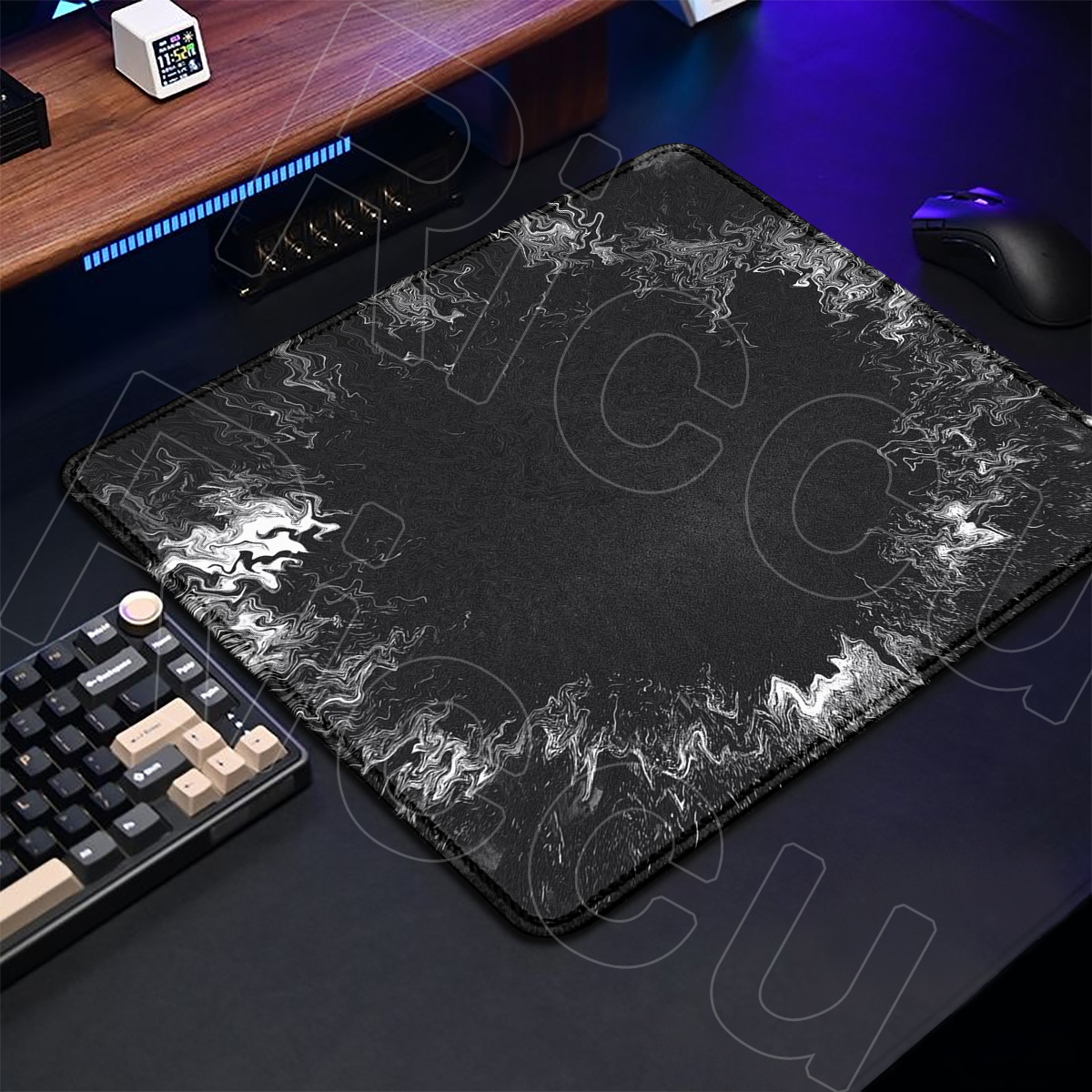 Gaming Keyboard Best - Cloud Mist Table Pads Gaming Small