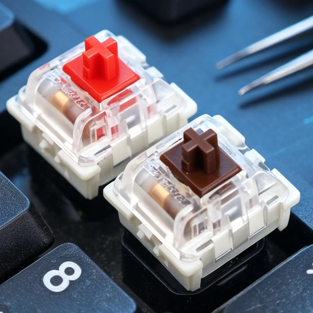 1-150Pcs 3 Pin DIY Mechanical  - Gaming Keyboard Blue recension och pris