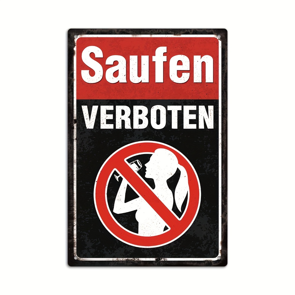 German Vintage Metal Sign, Goo - Brass Weight Plate recension och pris