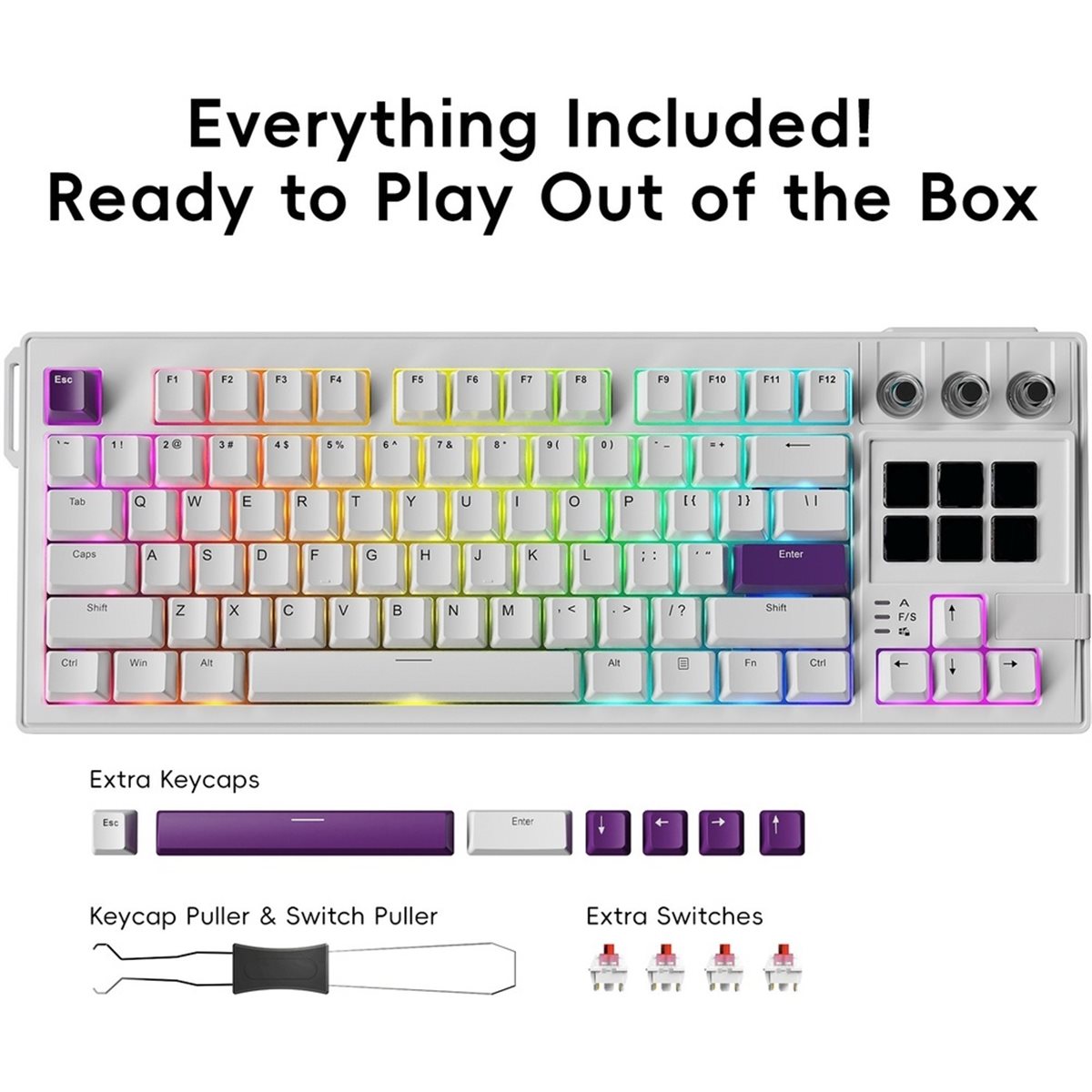 update. K1 PRO Visual Mechanic - Gaming Keyboard Ergonomic recension och pris