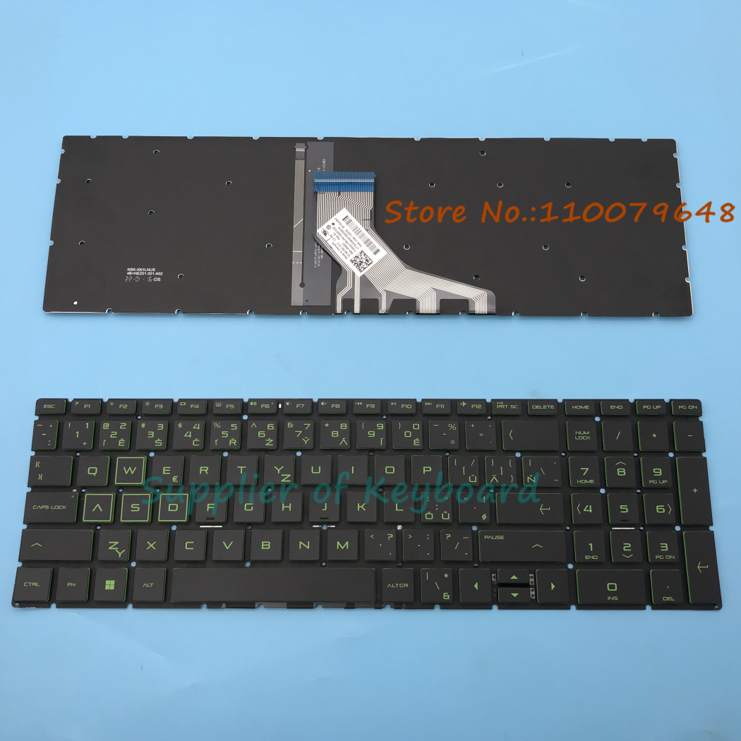 English/Russian/UK/Spanish/Cze - Gaming Keyboard Hp recension och pris