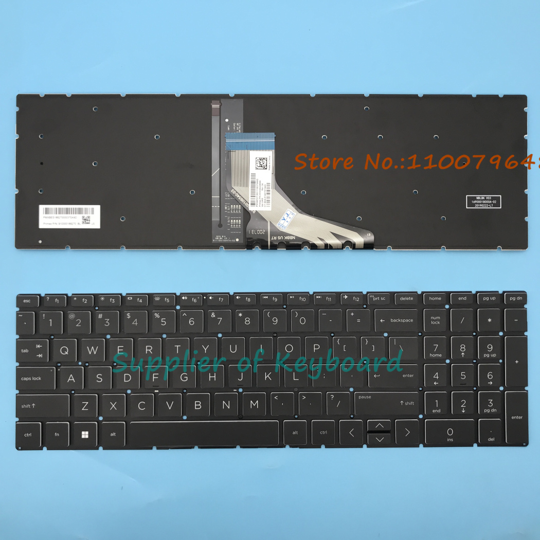English/Russian/UK/Spanish/Cze - Gaming Keyboard Hp recension och pris