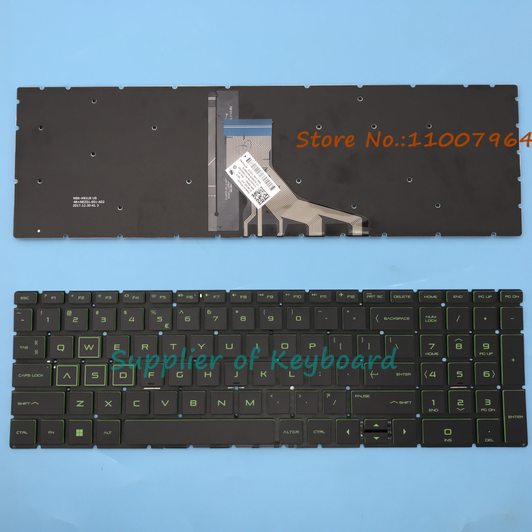 English/Russian/UK/Spanish/Cze - Gaming Keyboard Hp recension och pris