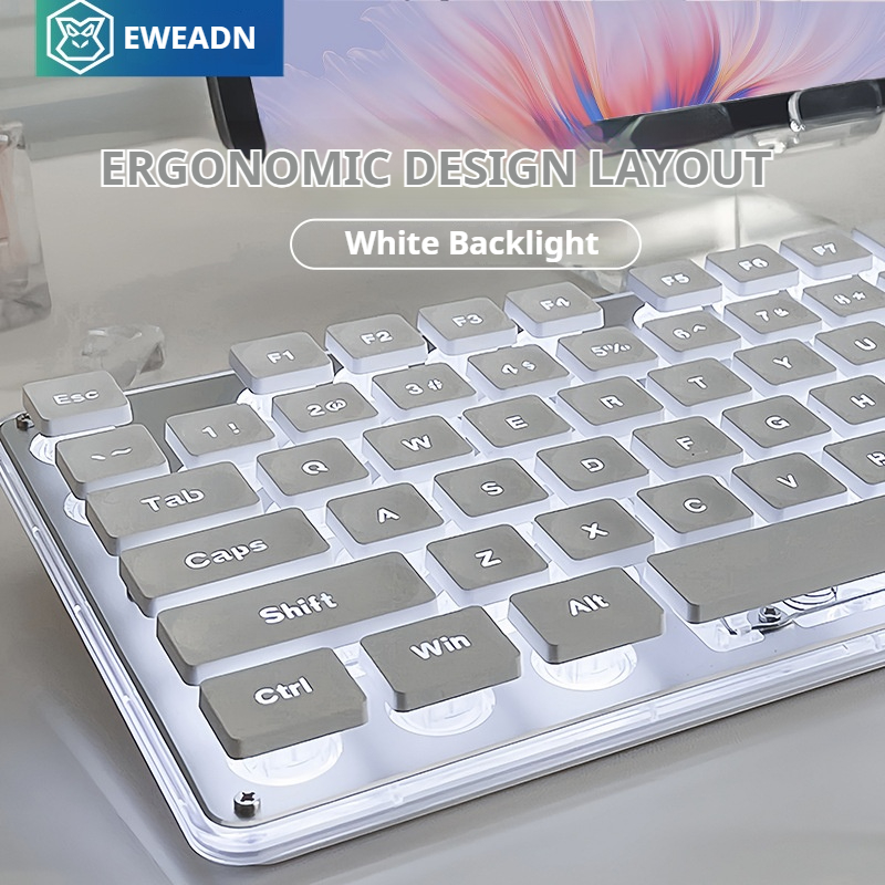 EWEADN V3 wireless Silent Offi - Gaming Keyboard Bundle recension och pris