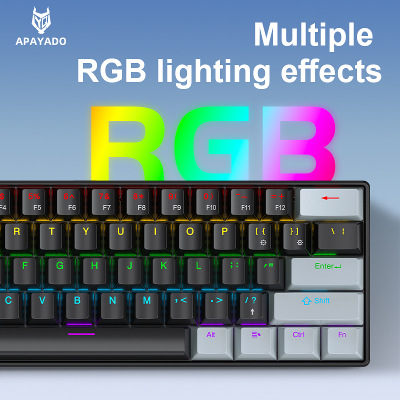 APAYADO K61 Mini Mechanical Ke - Gaming Keyboard Blue Switches recension och pris
