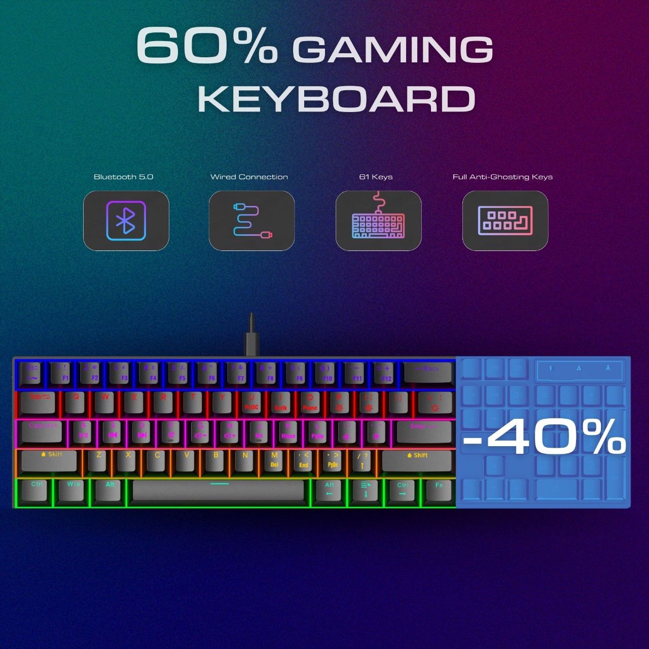 Best Selling 60 Percent Gaming - Gaming Keyboard Best recension och pris