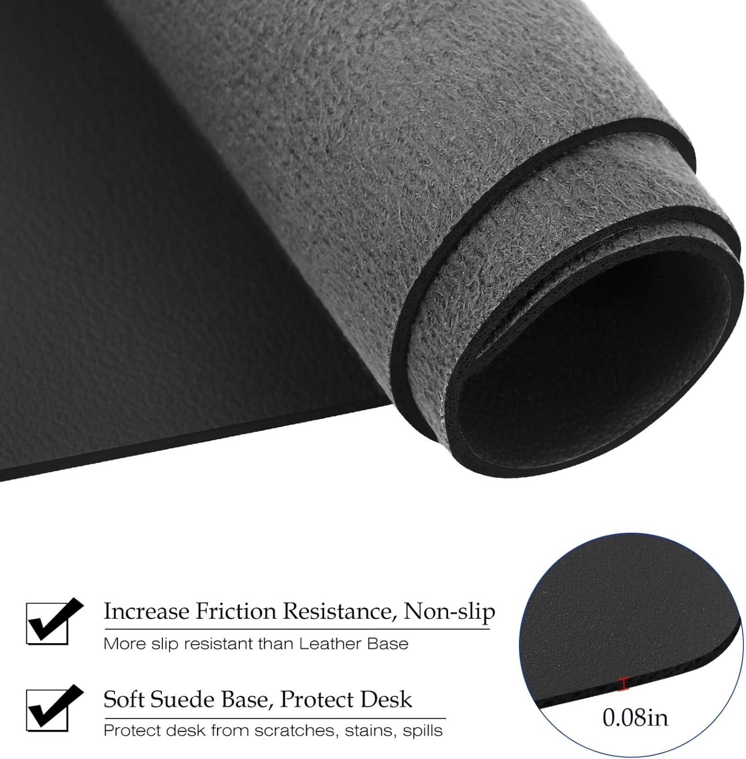 Large Size Leather Desk Pad,Of - Gaming Keyboard And Mouse recension och pris