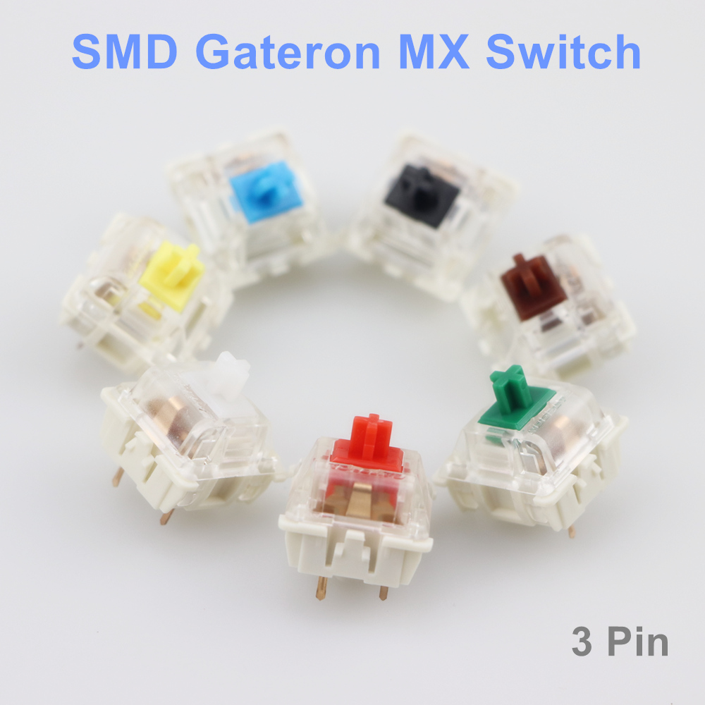 Gateron SMD Switches black red - Gaming Keyboard Blue Switches recension och pris