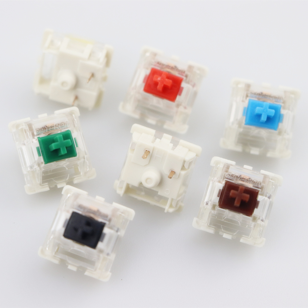 Gateron SMD Switches black red - Gaming Keyboard Blue Switches recension och pris