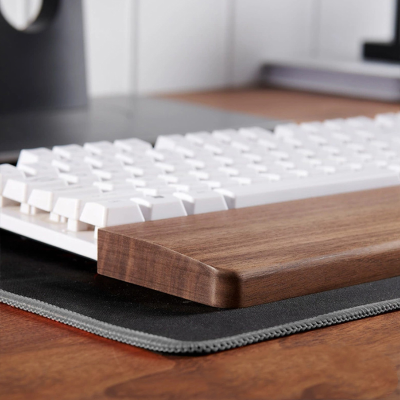 30/36/44cm Solid Walnut Keyboa - Wrist Rest Wood recension och pris
