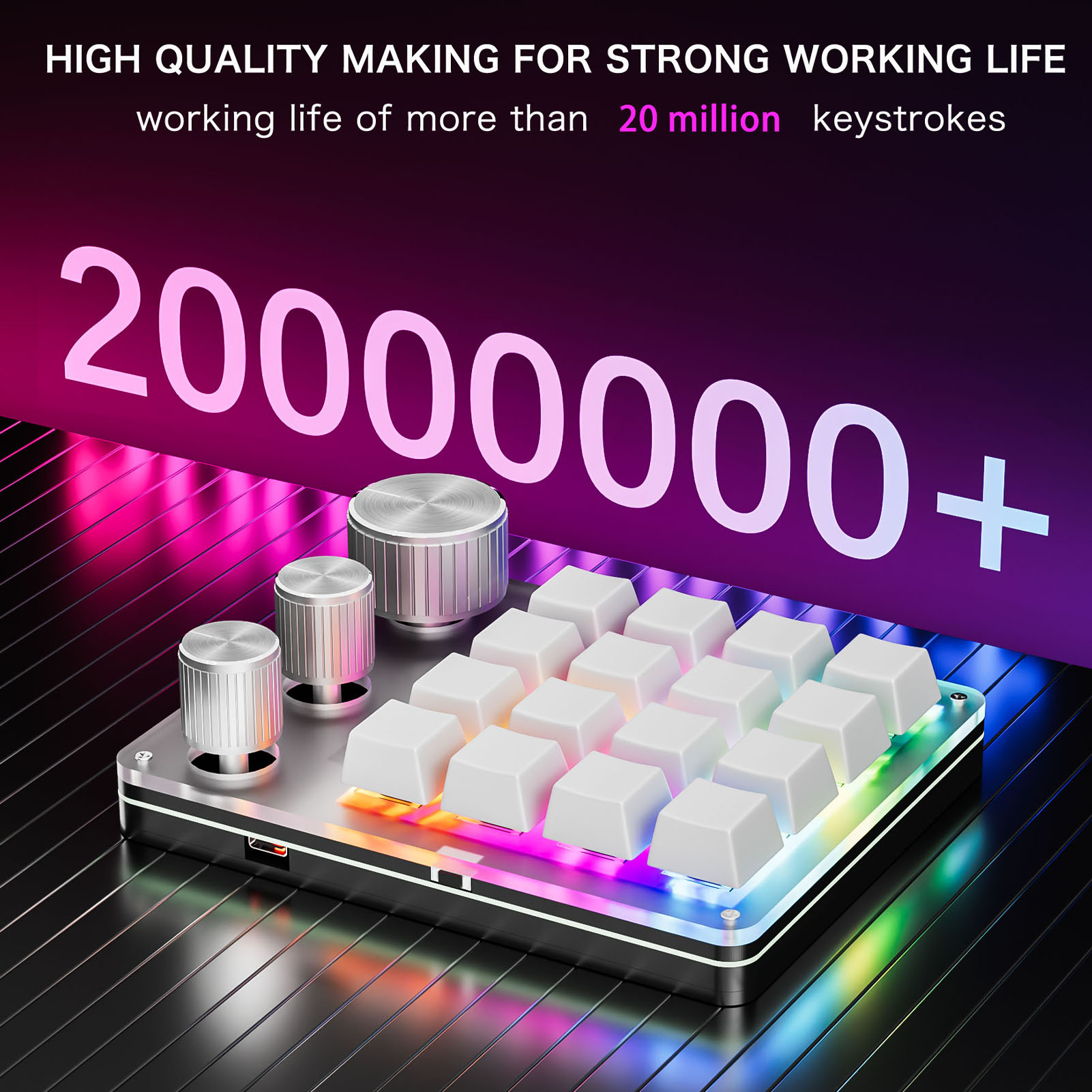 16 Keys 2.4G Customize Mechani - Gaming Keyboard Bluetooth recension och pris