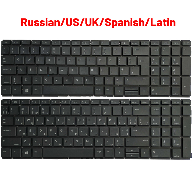 NEW Russian/US/UK/Spanish/Lati - Gaming Keyboard Hp recension och pris