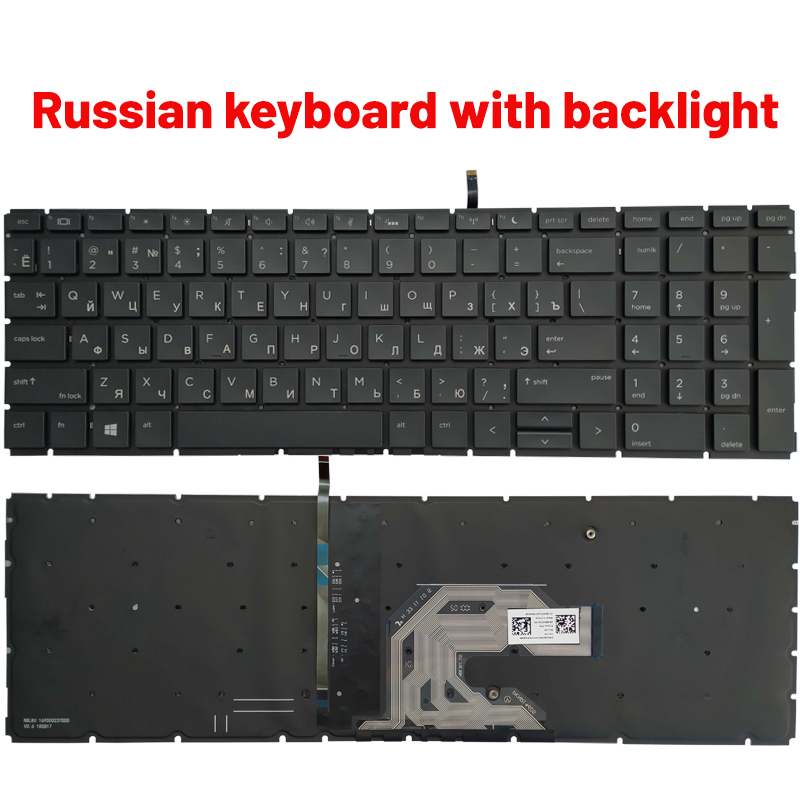 NEW Russian/US/UK/Spanish/Lati - Gaming Keyboard Hp recension och pris