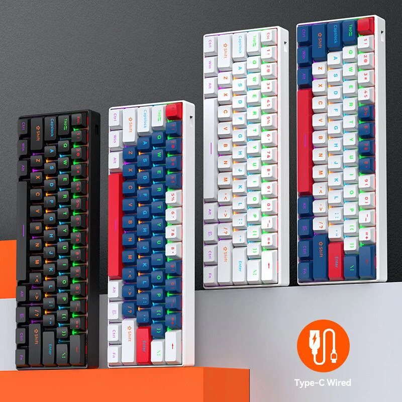 T-WOLF T60 61Key Mechanical Ga - Gaming Keyboard Not Typing recension och pris