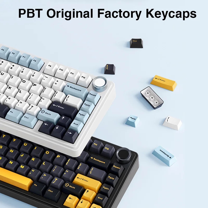 AULA F75 2.4G Wireless/Bluetoo - Gaming Keyboard Blue Switches recension och pris