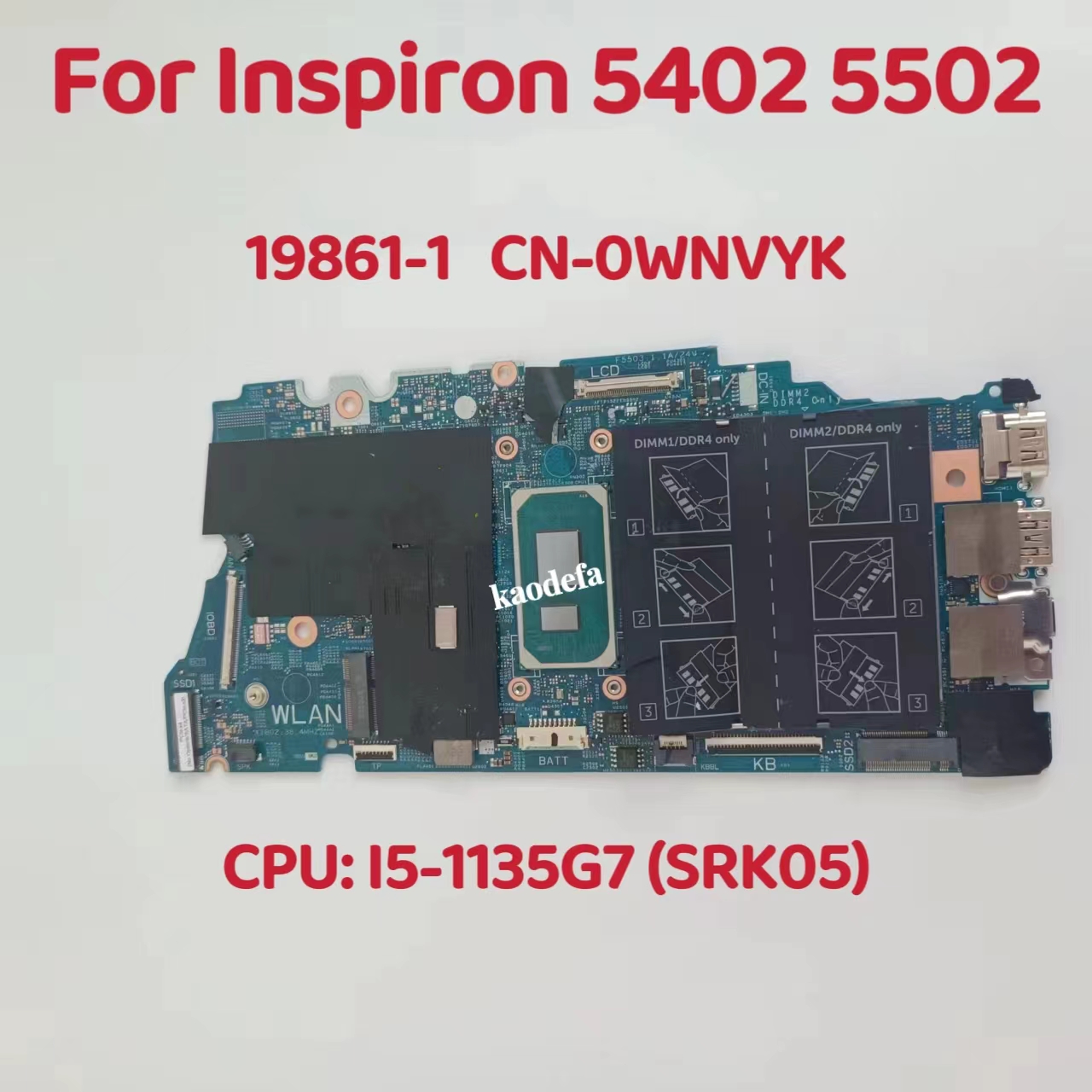 19861-1 Mainboard For Dell Ins - Intel Cpu Core I7 recension och pris
