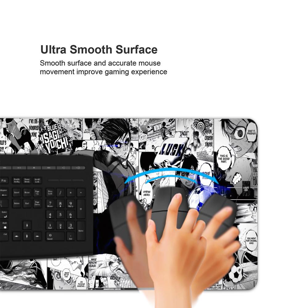 Black And White Anime Mouse Pa - Gaming Keyboard Blue recension och pris