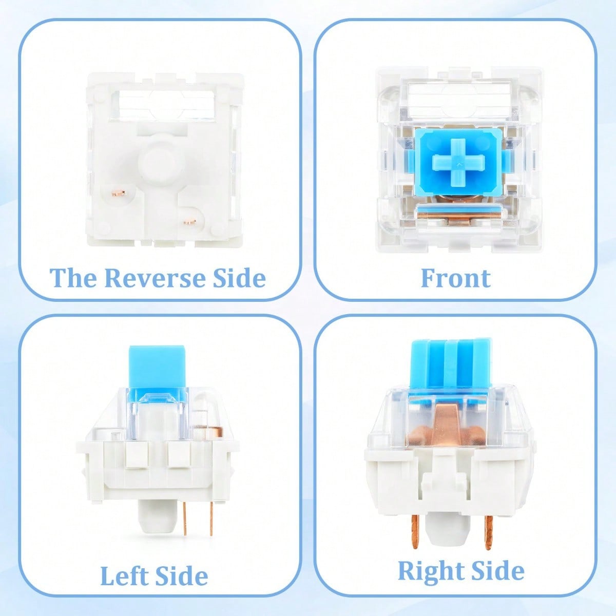 100 Practical Blue Switches, H - Gaming Keyboard Blue recension och pris
