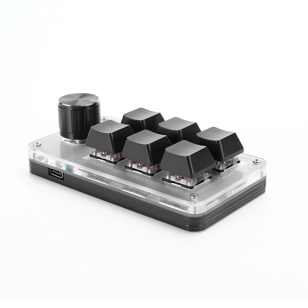 6 Key 1 Knob One Handed Mechan - Gaming Keyboard 1 Hand recension och pris