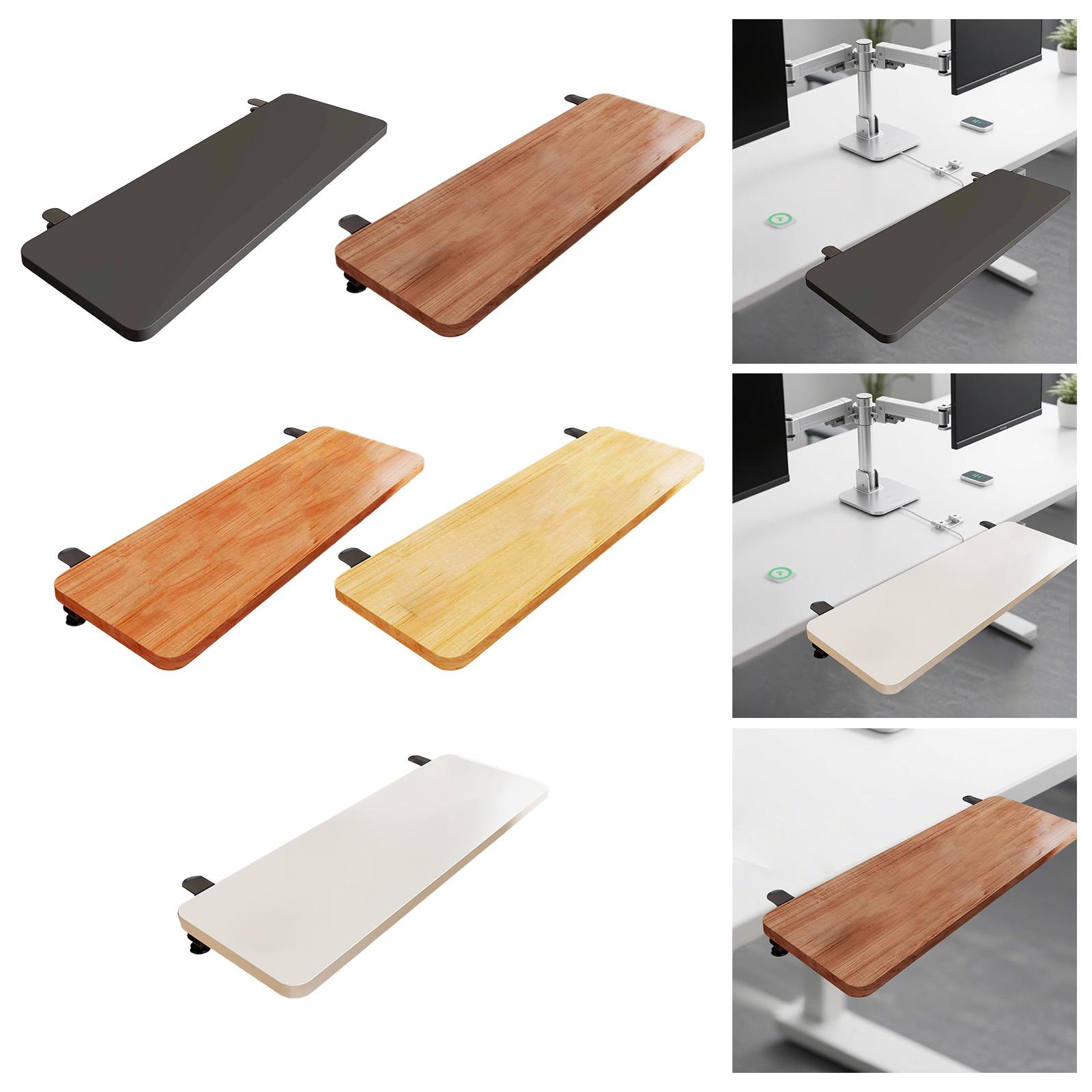 Desk Shelf Board Keyboard Tray - Wrist Rest Wood recension och pris