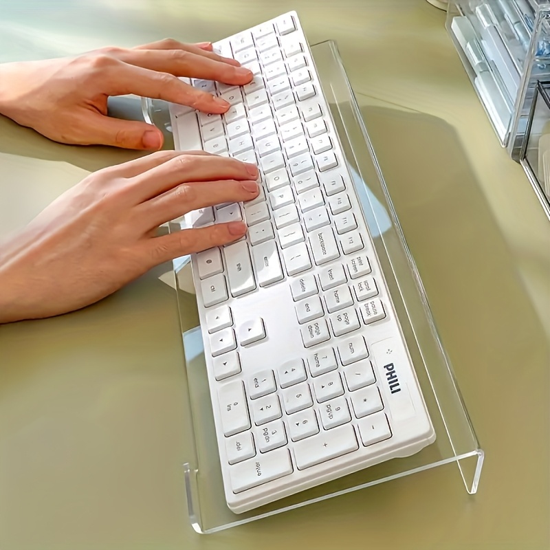 Acrylic keyboard stand, transp - Gaming Keyboard Ergonomic recension och pris