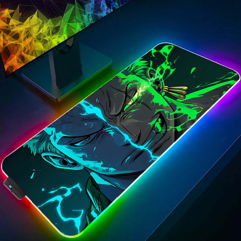 ONE PIECE Zoro Mouse Pad RGB G - Gaming Keyboard Tactile recension och pris