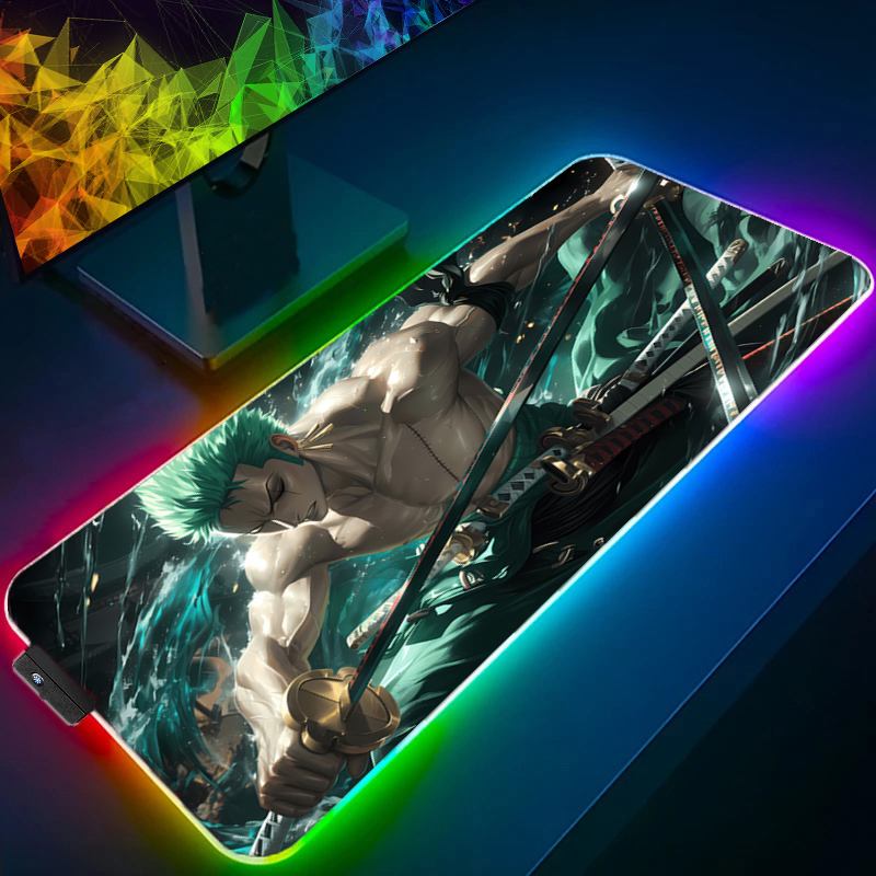 ONE PIECE Zoro Mouse Pad RGB G - Gaming Keyboard Tactile recension och pris
