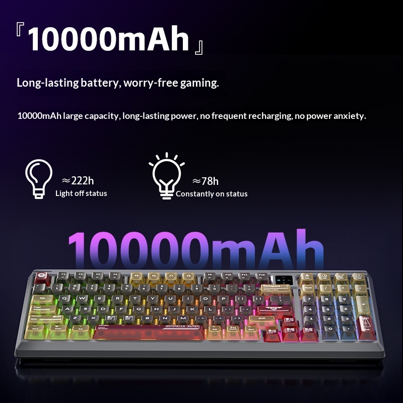 Bestseller T98 Tri-Mode Mechan - Gaming Keyboard Not Typing recension och pris