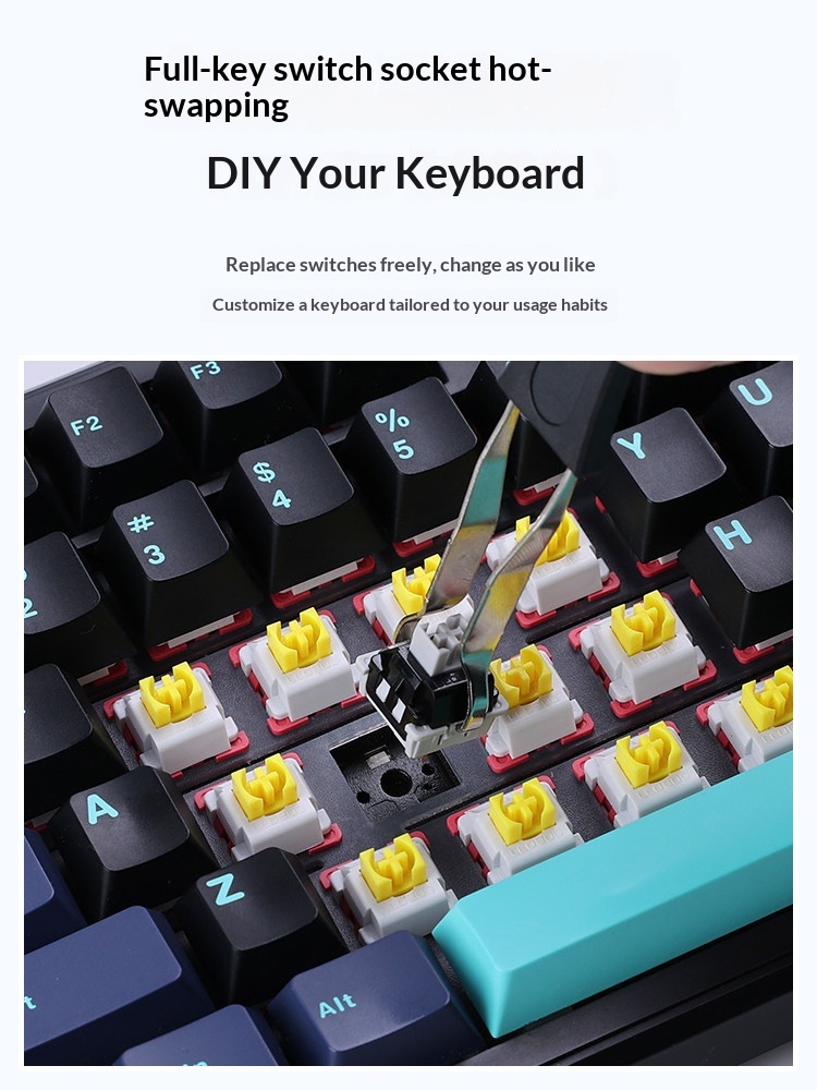 Aula F87 Pro Tri Mode Wireless - Gaming Keyboard Not Typing recension och pris