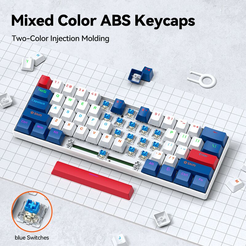 T-WOLF T60 61 Keys Mini Mechan - Gaming Keyboard Not Typing recension och pris
