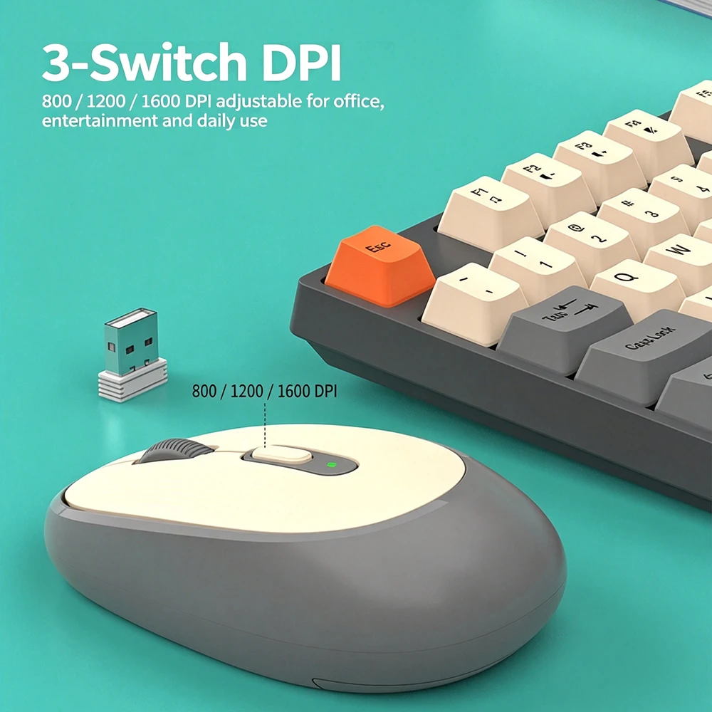 KEBIDUMEI 2.4G Wireless Keyboa - Gaming Keyboard Bundle recension och pris