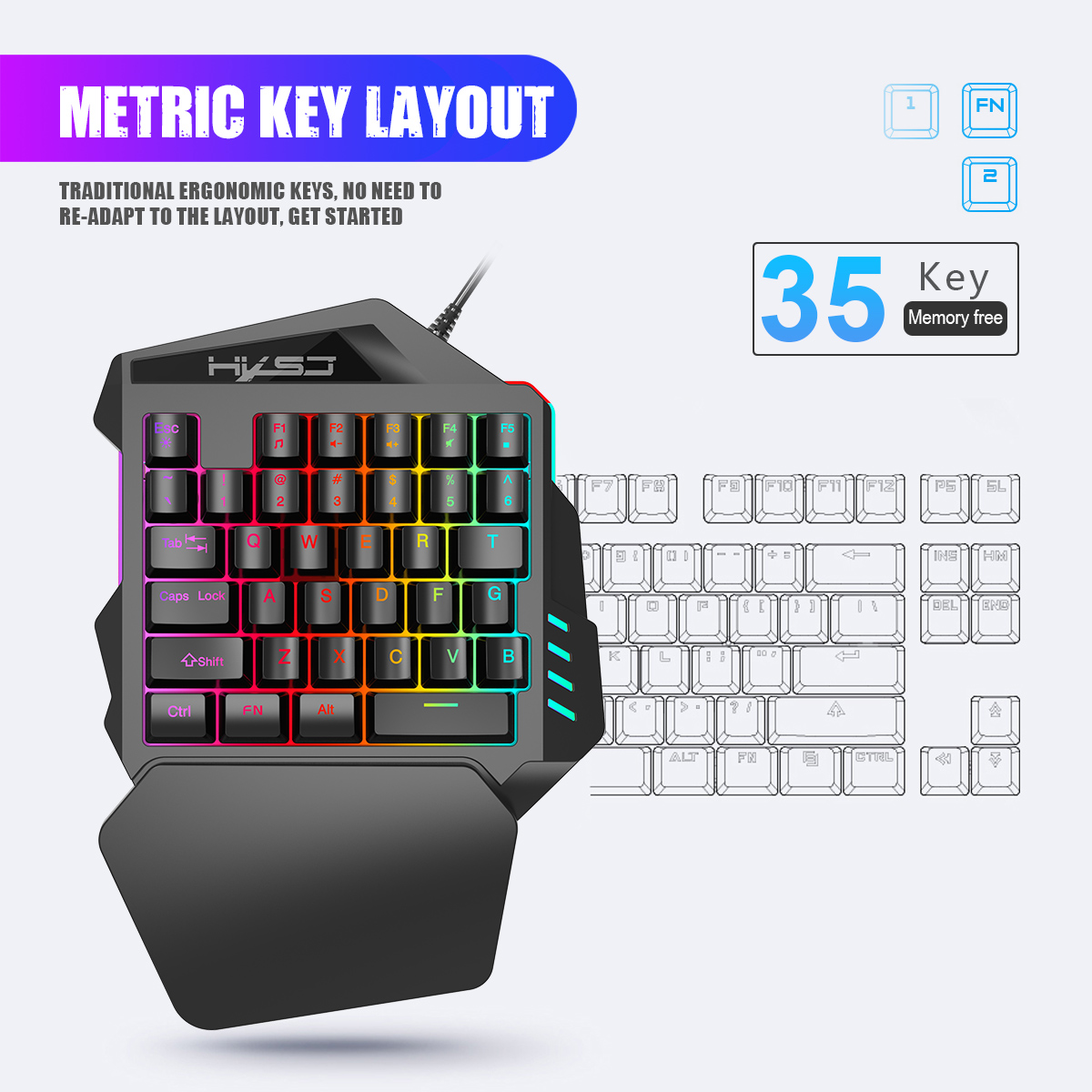 Best sale 35 Keys Film Membran - Gaming Keyboard Best recension och pris