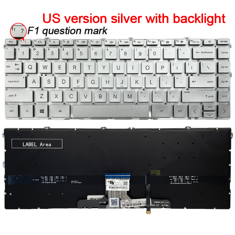 US/SP Laptop keyboard For HP P - Gaming Keyboard Hp recension och pris