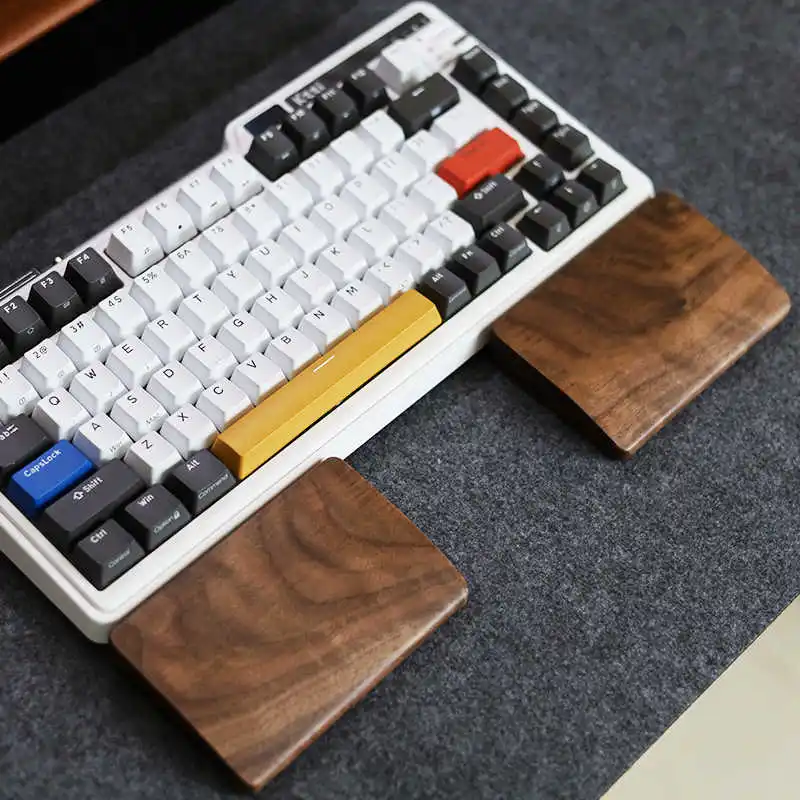 Wood Split Keyboard Wrist Rest - Wrist Rest Wood recension och pris