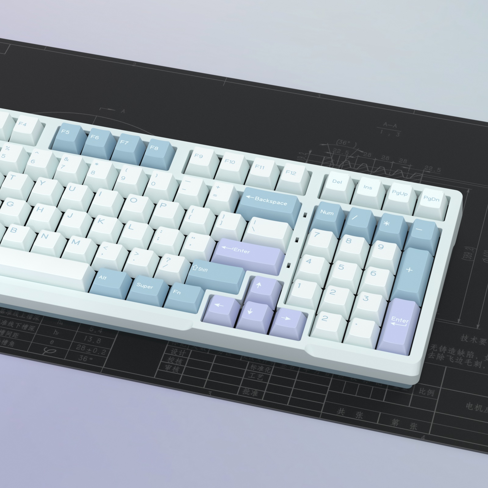 KBDiy GMK Illusion Keycap Cher - Gaming Keyboard Bundle recension och pris