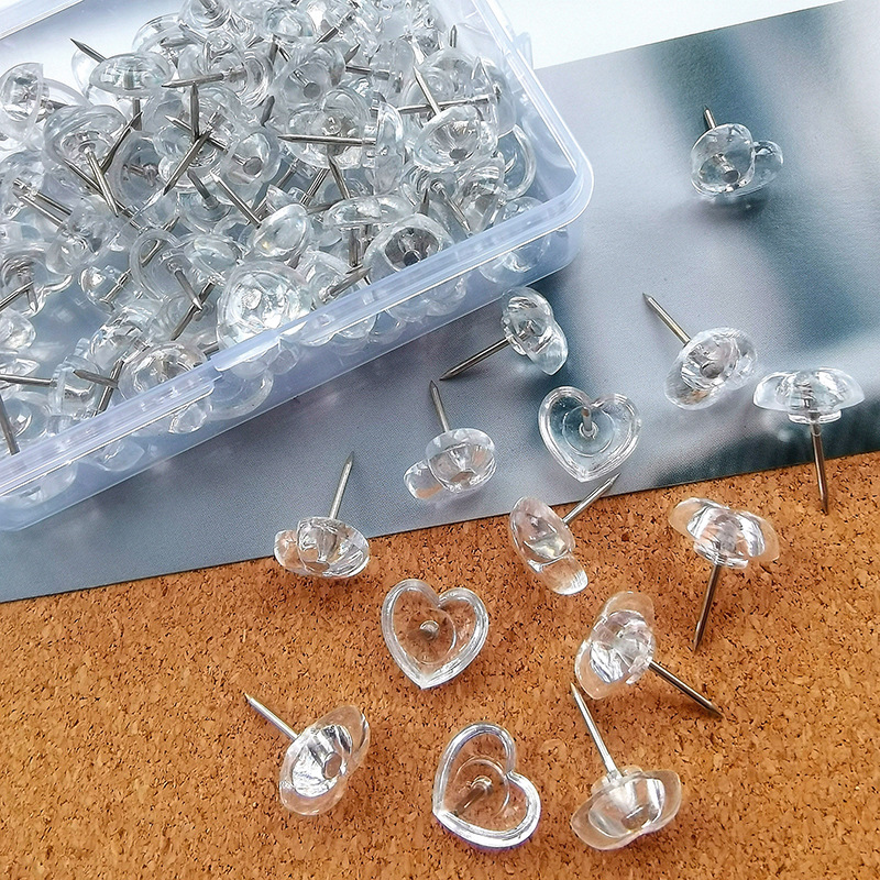 100 pcs Transparent love heart - Wrist Rest Wood recension och pris
