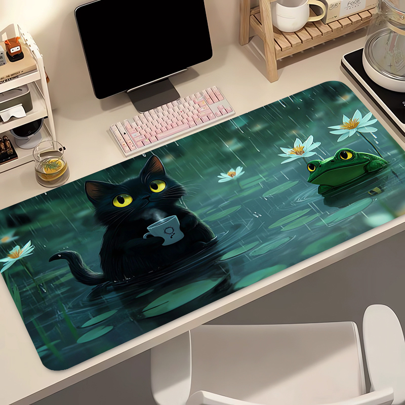 Kawaii Black Cat Silicone Soft - Gaming Keyboard And Mouse recension och pris