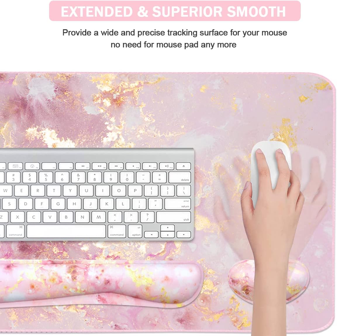 Large Gaming Mouse Pad with Ke - Gaming Keyboard And Mouse recension och pris