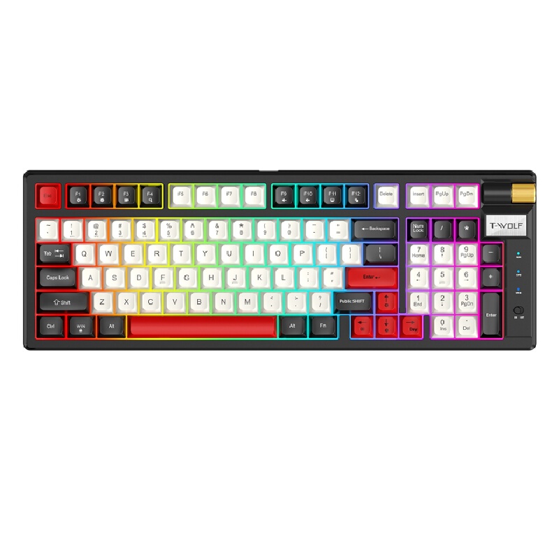 Retro Mechanical Keyboard Tri- - Gaming Keyboard Not Typing recension och pris