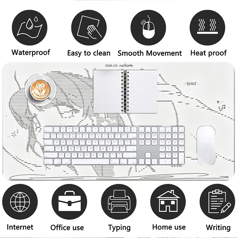 1Pcs Leather Mouse Pad Anime A - Gaming Keyboard And Mouse recension och pris